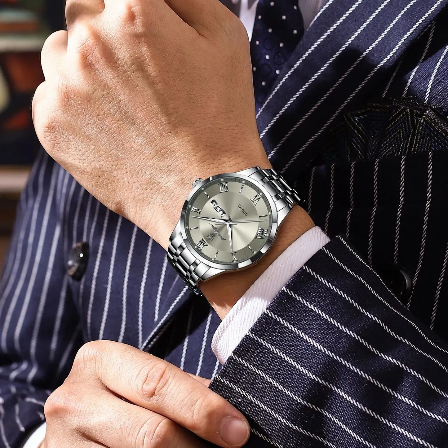 Montre Acier — Style Luxe